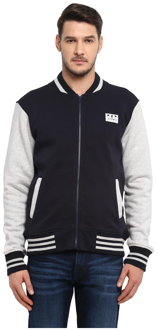 

ColorPlus Navy blue Tailored Fit SweatShirt