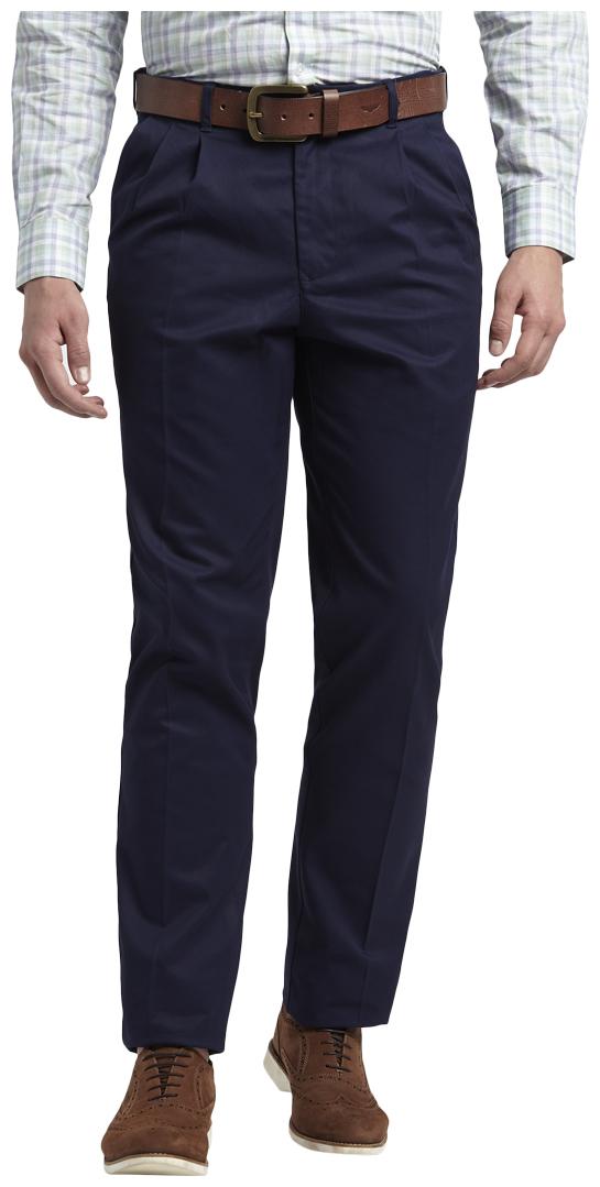 

ColorPlus Men Blue Solid Regular fit Regular trousers