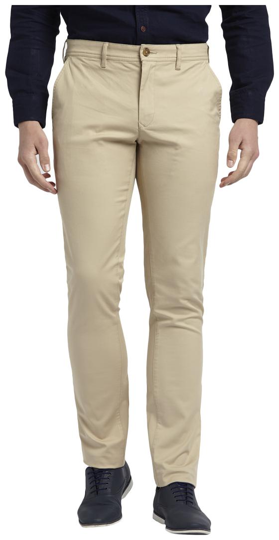 

ColorPlus Men Brown Solid Regular fit Regular trousers