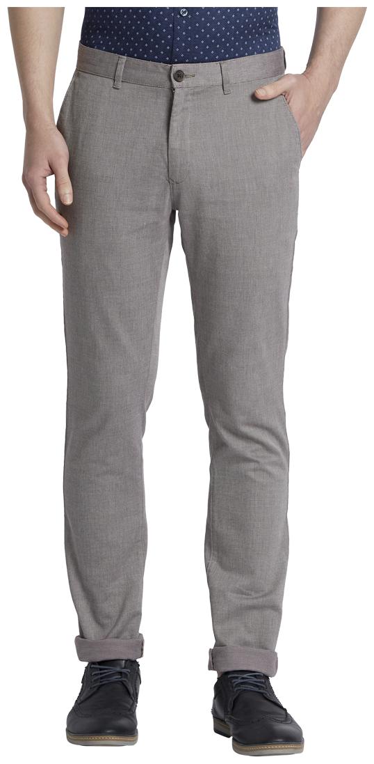 

ColorPlus Men Brown Solid Regular fit Regular trousers