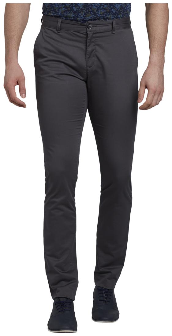 

ColorPlus Men Grey Solid Regular fit Regular trousers