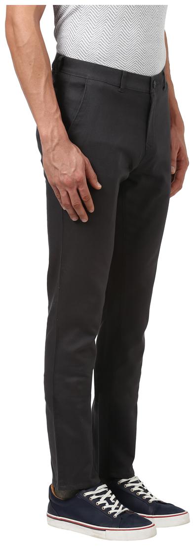 

ColorPlus Men Grey Solid Regular fit Regular trousers