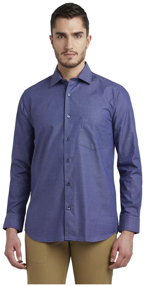 

ColorPlus Men Blue Solid Slim Fit Casual Shirt