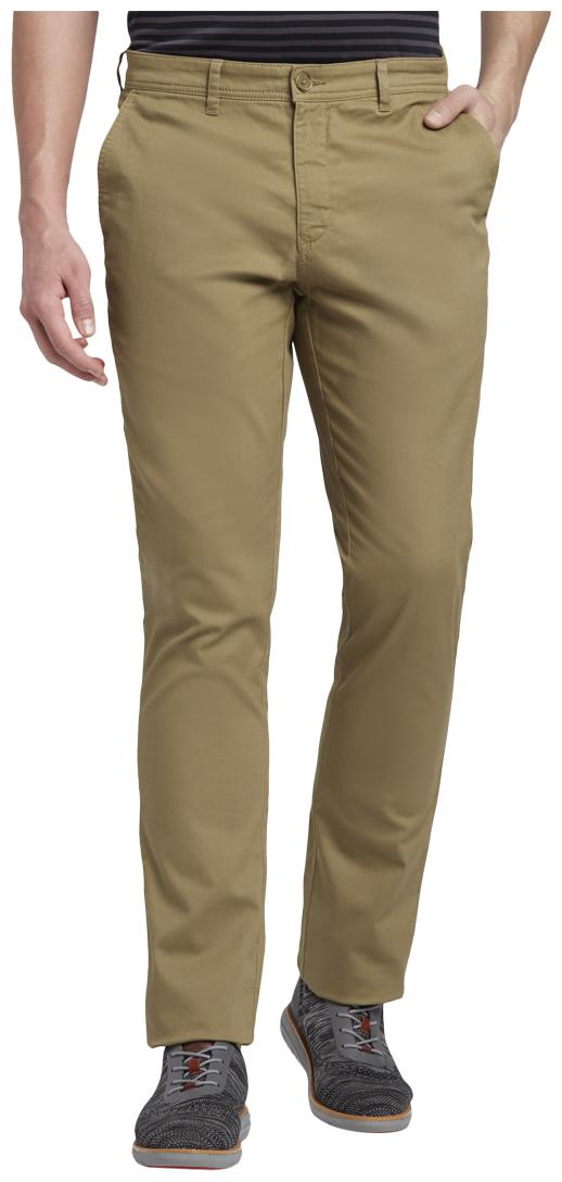 

ColorPlus Men Brown Solid Regular fit Regular trousers