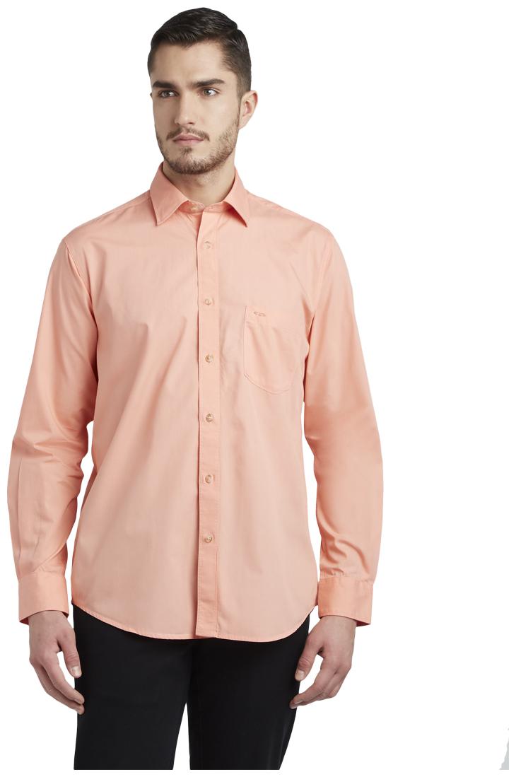 

ColorPlus Men Pink Solid Slim Fit Casual Shirt