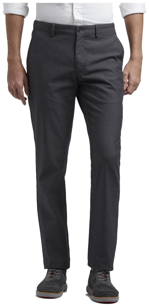 

ColorPlus Men Black Solid Regular fit Regular trousers