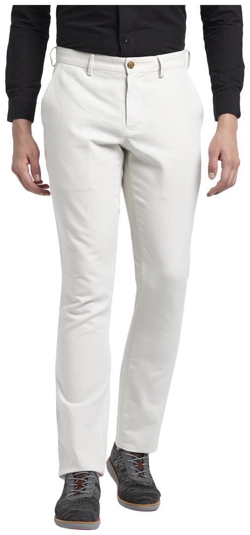 

ColorPlus Men Brown Solid Regular fit Regular trousers