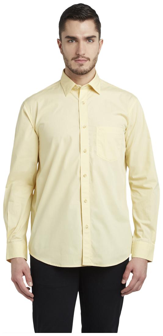 

ColorPlus Men Yellow Solid Slim Fit Casual Shirt