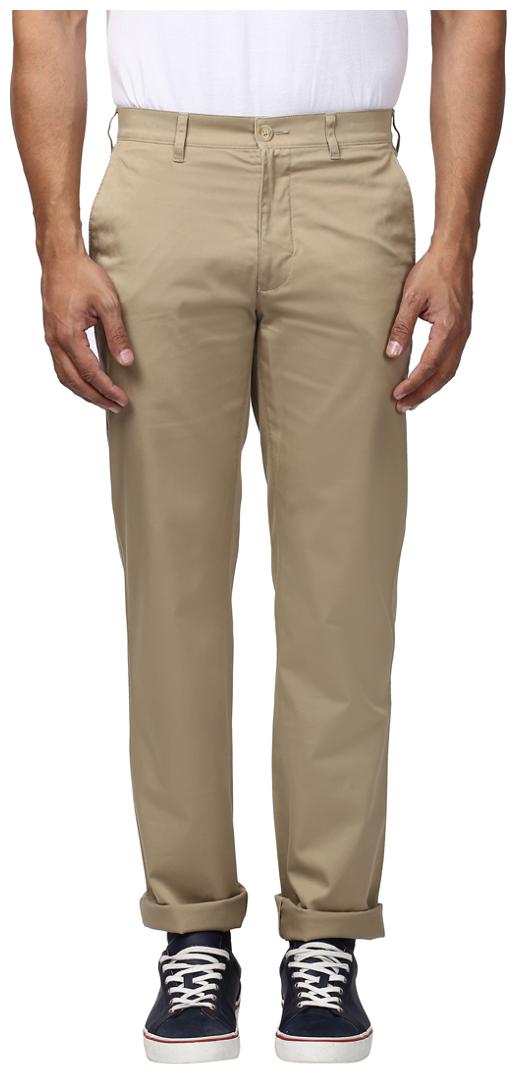 

ColorPlus Men Brown Solid Regular fit Chinos