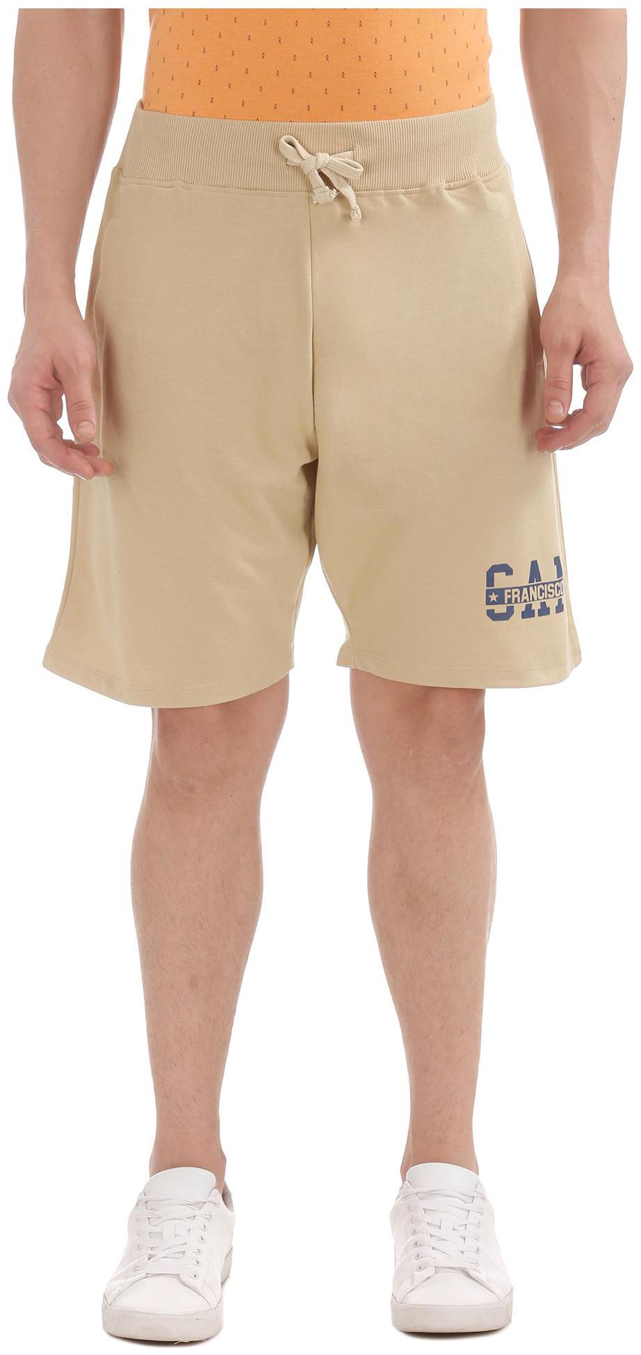

Colt Men Beige Regular Fit Regular Shorts