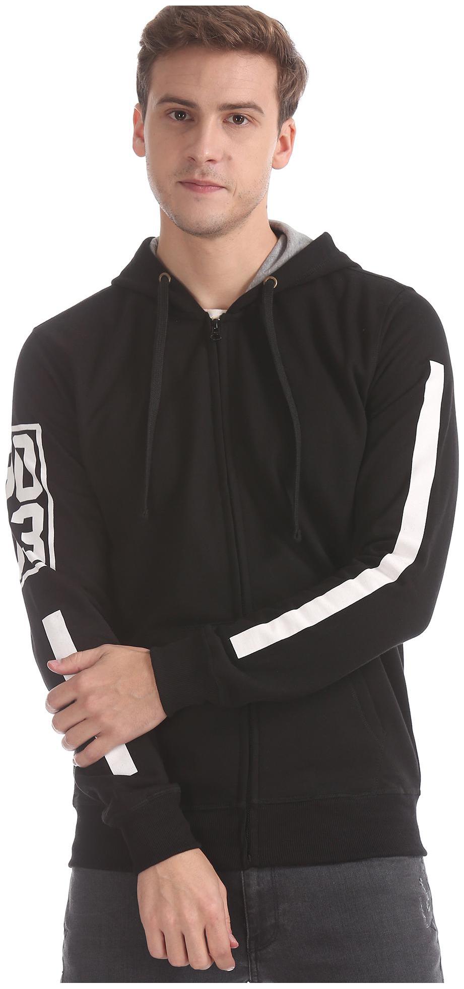 

Colt Men Black Hooded Hoodie