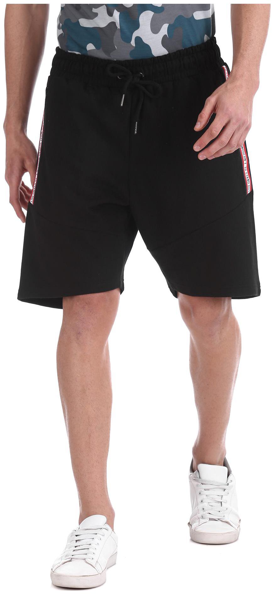 

Colt Men Black Regular Fit Regular Shorts