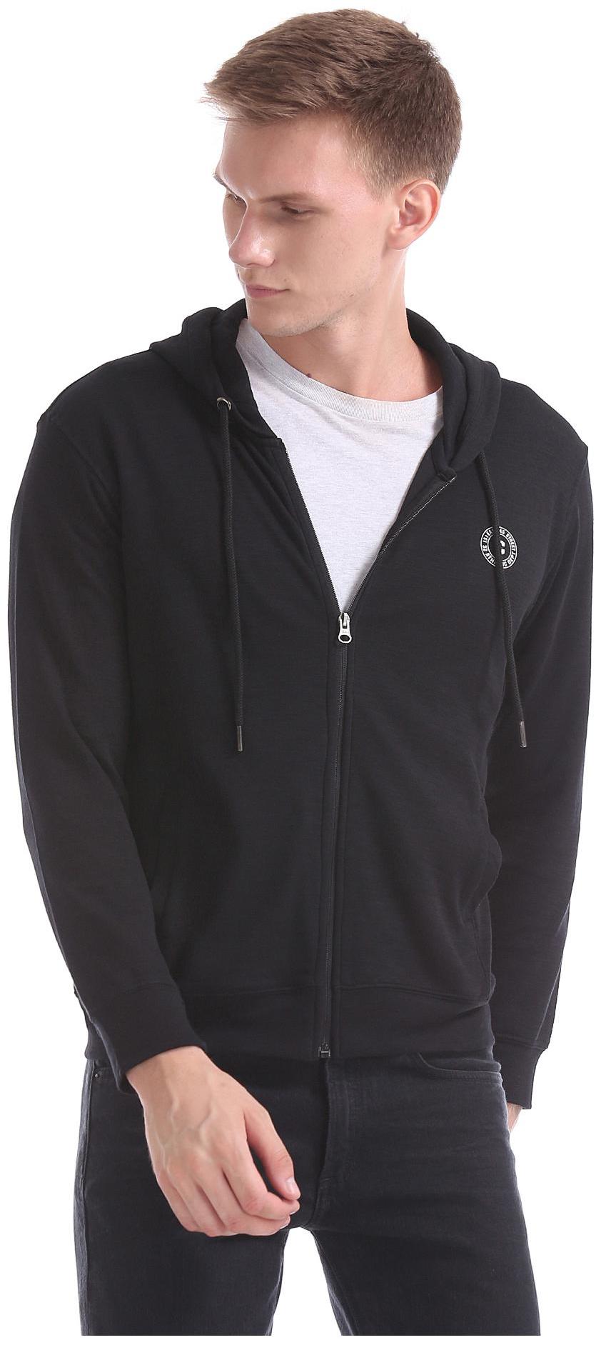 

Colt Men Black Hooded Hoodie