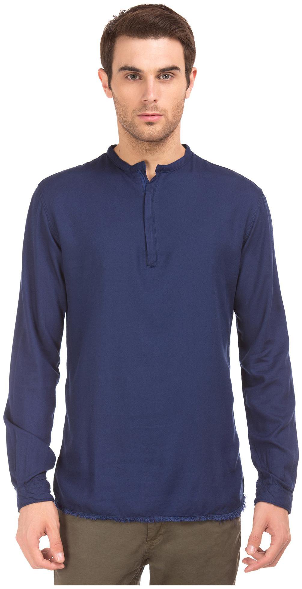 

Colt Men Blue Printed Regular Fit Casual Shirt