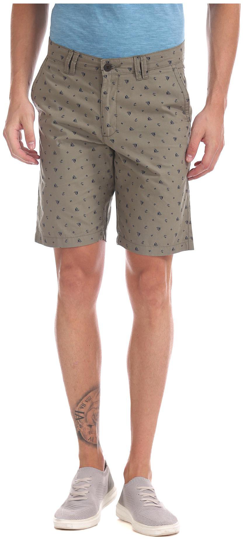 

Colt Men Green Slim Fit Regular Shorts