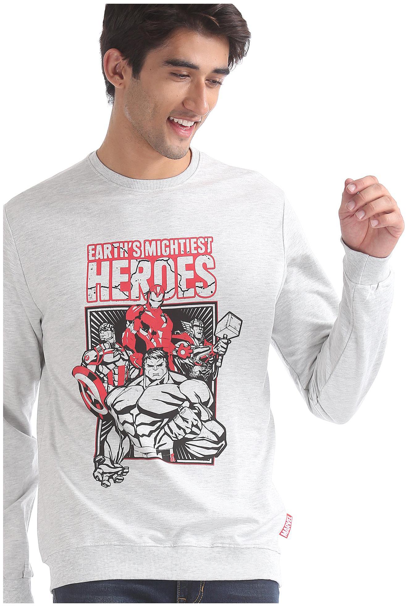 

Colt Men Grey Round neck Sweatshirt