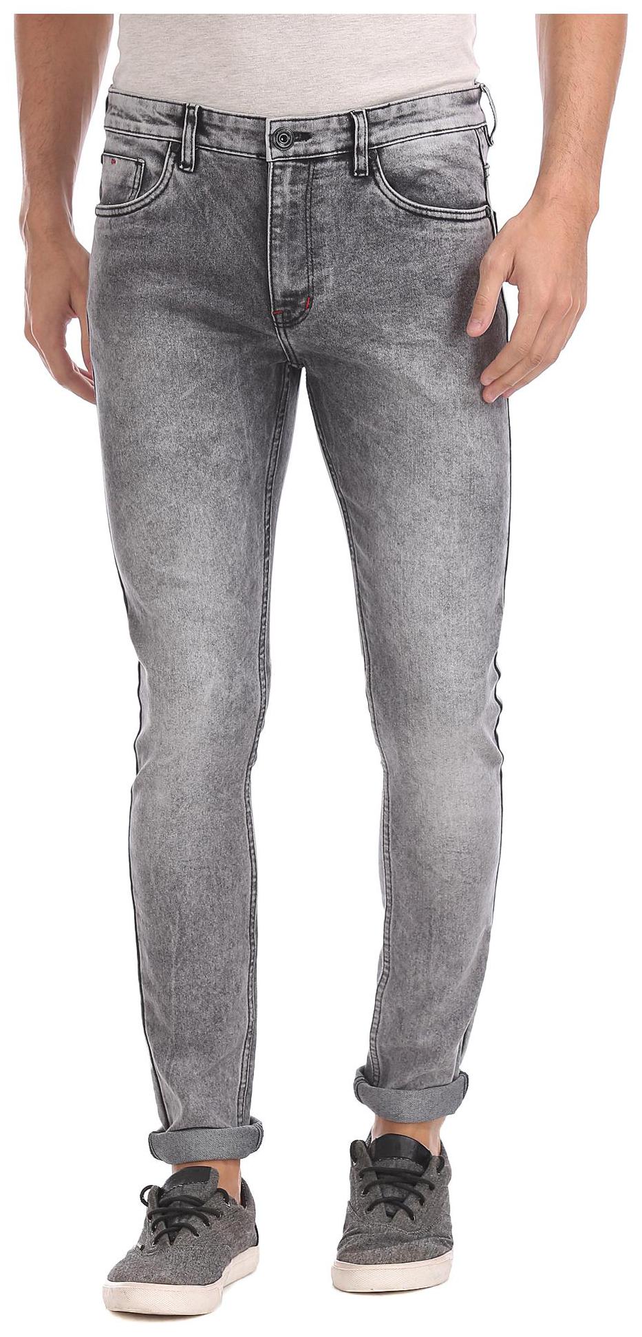 

Colt Men Grey Skinny Fit Jeans