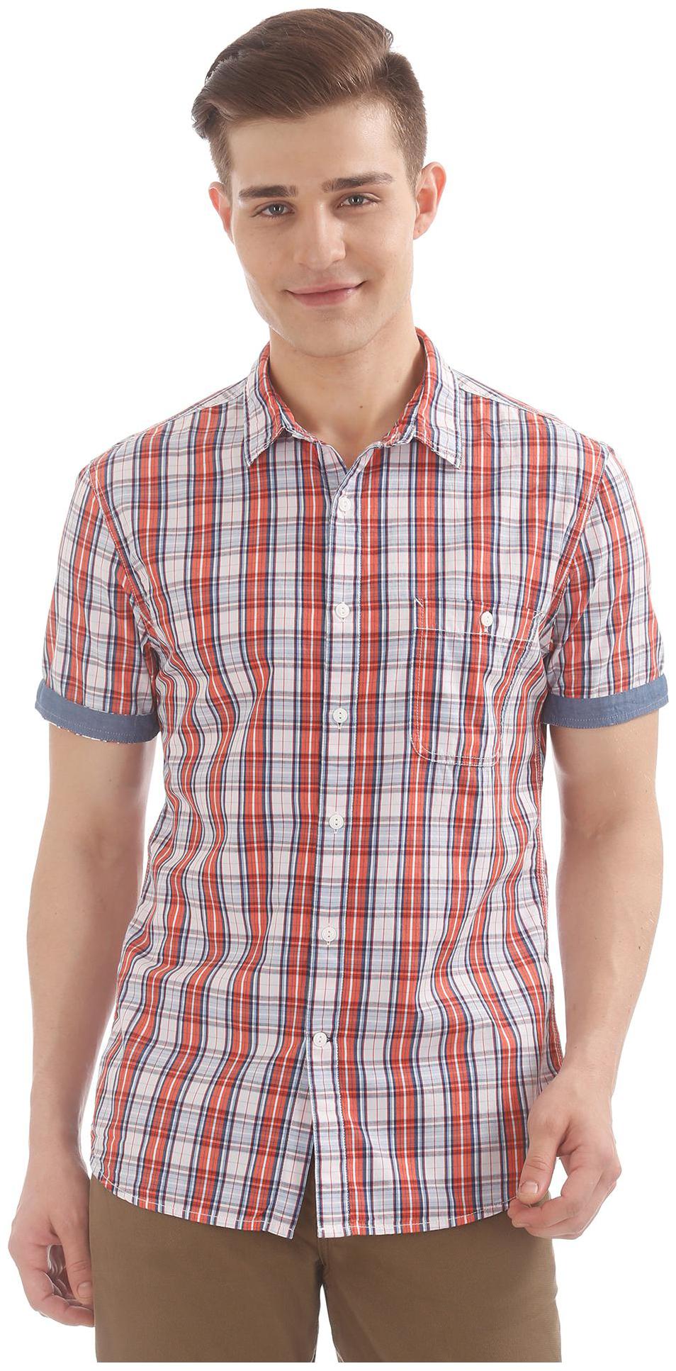 

Colt Men Multi Checked Regular Fit Casual Shirt