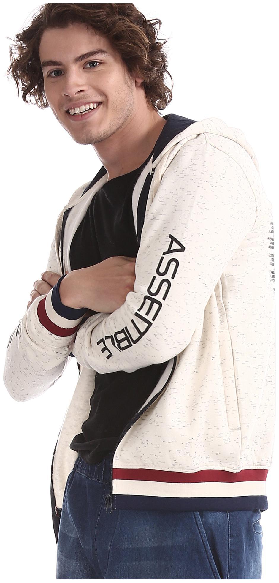

Colt Men White Hooded Hoodie