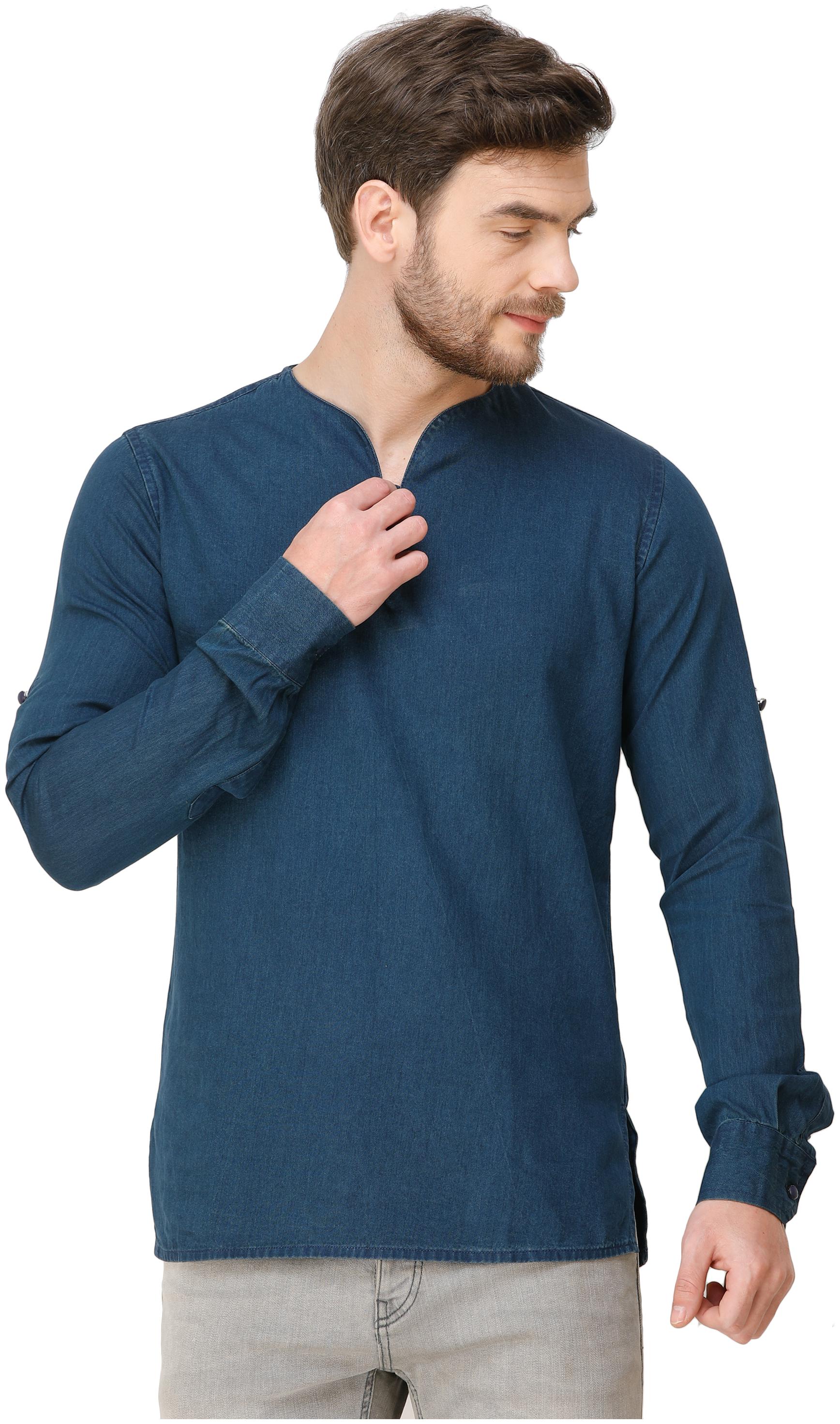 

COLVYNHARRIS JEANS Men Blue Slim Fit Kurta