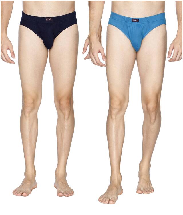 Semantic Solid Briefs - Multi ,Pack Of 2