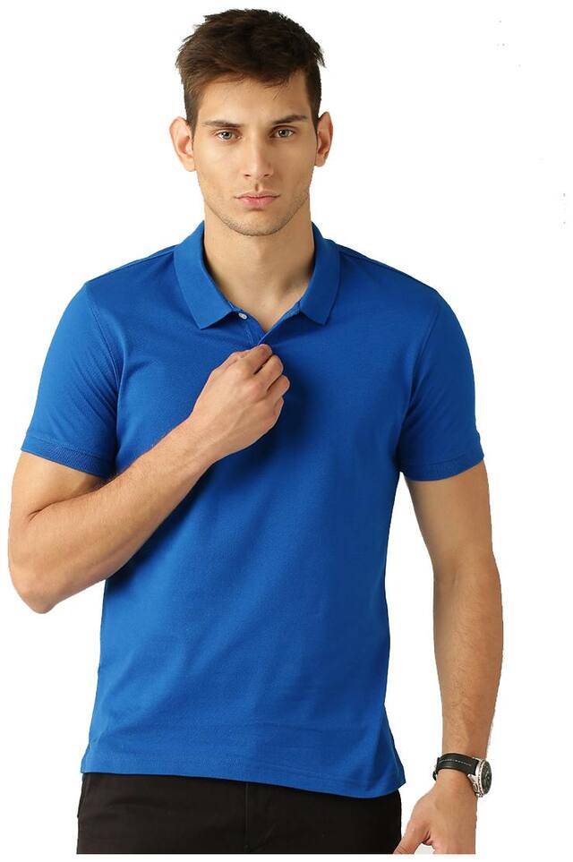 Concepts Cotton Polo Tshirt--Royal