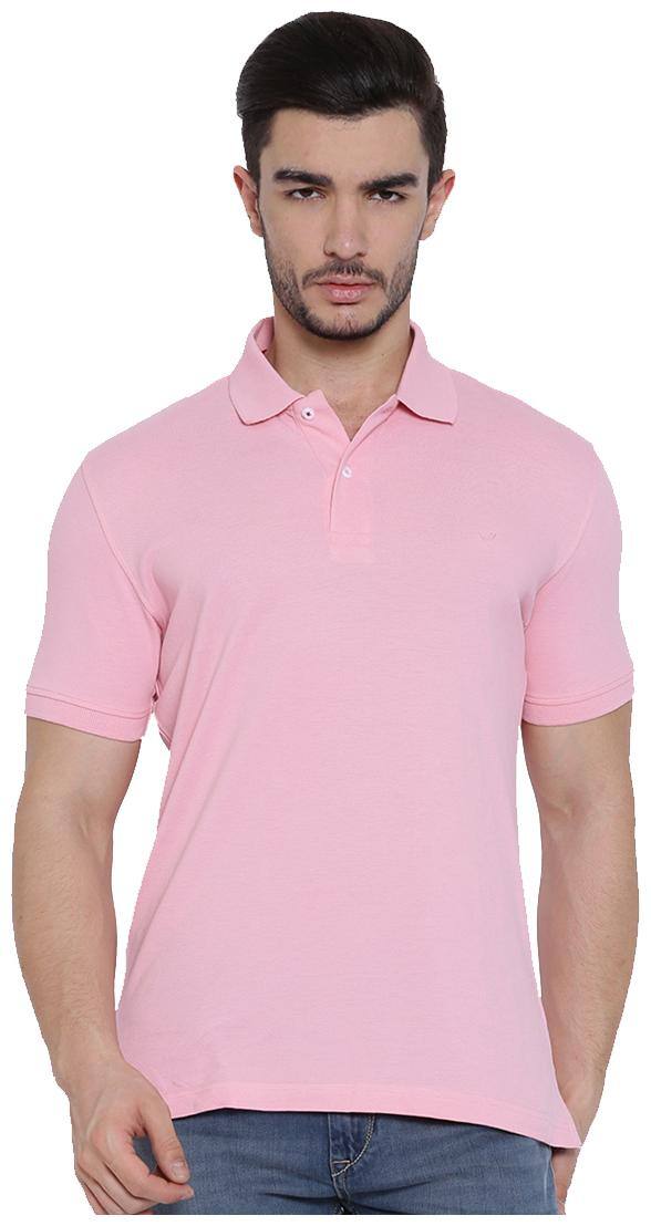 Concepts Cotton Polo Tshirt--Pink