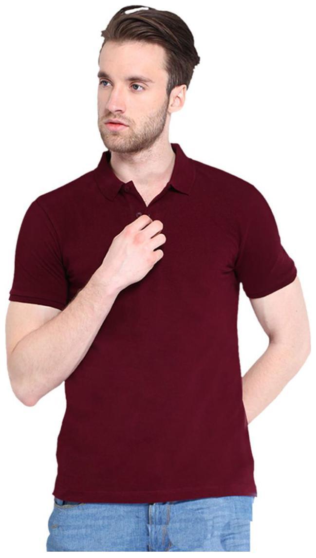 

Concepts Men Maroon Regular fit Cotton Blend Polo collar T-Shirt - Pack Of 1