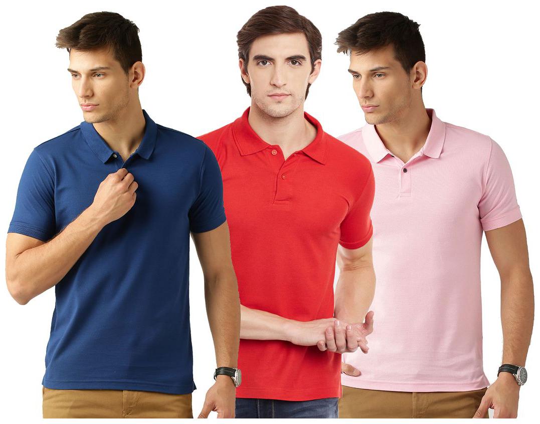

Concepts Multicolor Cotton Polo Tshirt