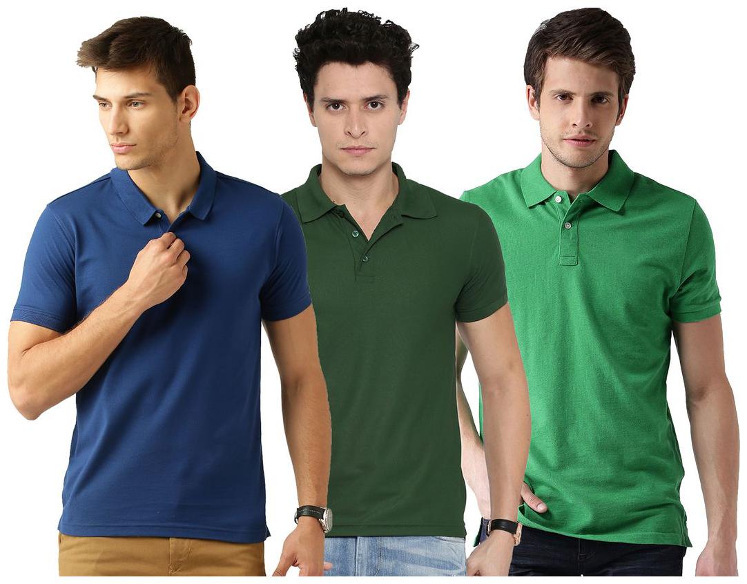 

Concepts Multicolor Cotton Polo Tshirt