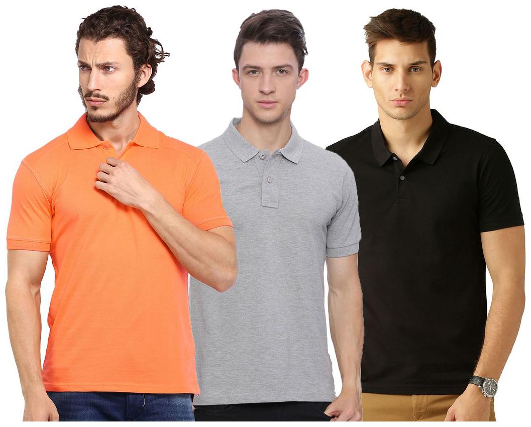 

Concepts Multicolor Cotton Polo Tshirt