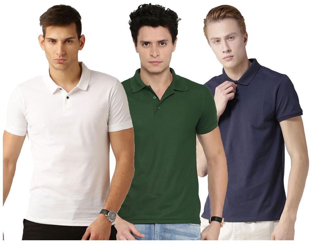 

Concepts Multicolor Cotton Polo Tshirt