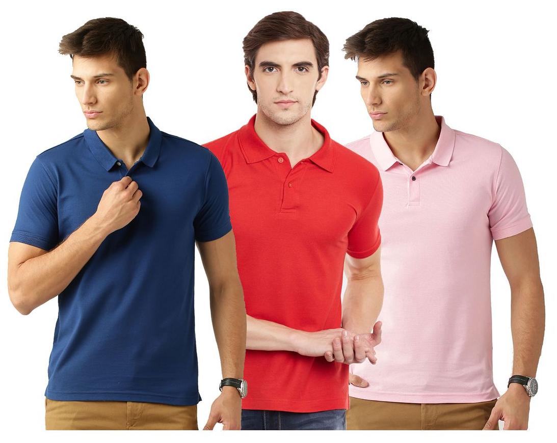 

Concepts Multicolor Cotton Polo Tshirt