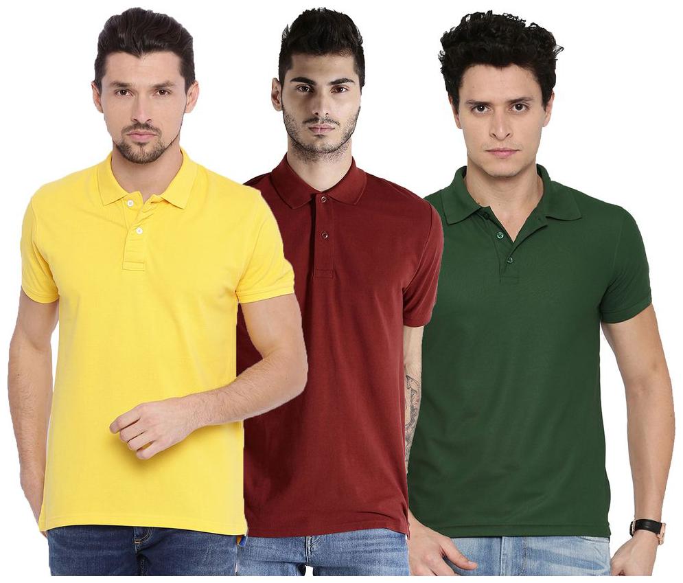 

Concepts Multicolor Cotton Polo Tshirt
