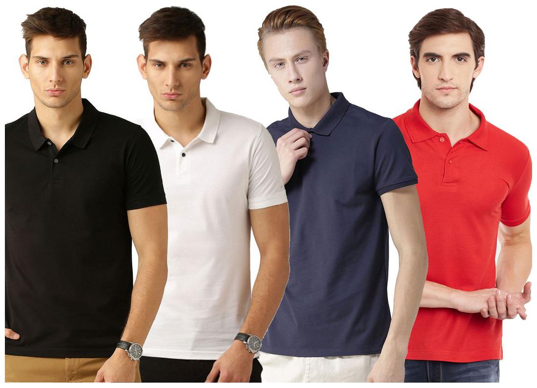 

Concepts Multicolor Cotton Polo Tshirt