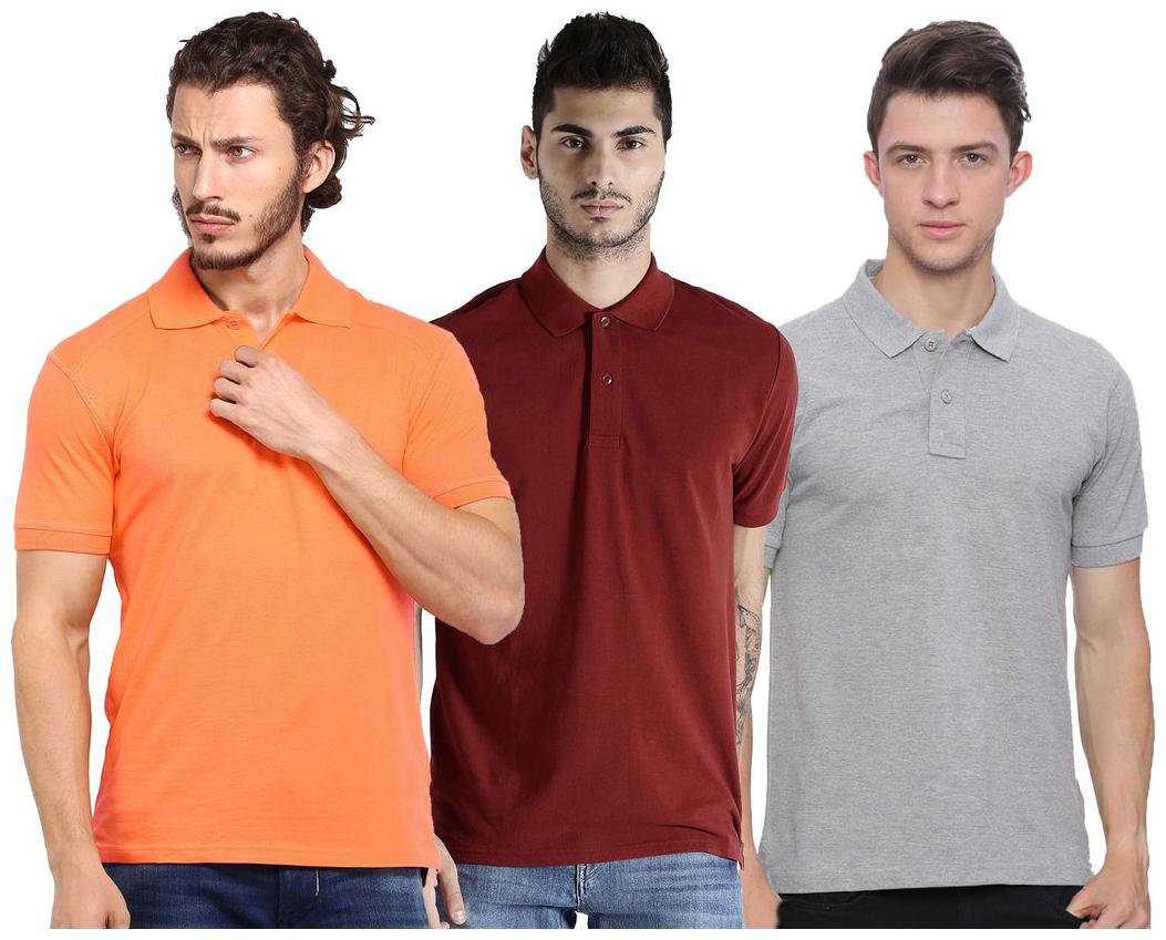 

Concepts Multicolor Cotton Polo Tshirt