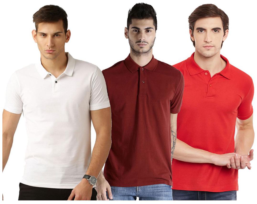 

Concepts Multicolor Cotton Polo Tshirt