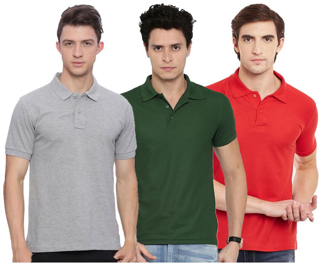 

Concepts Multicolor Cotton Polo Tshirt