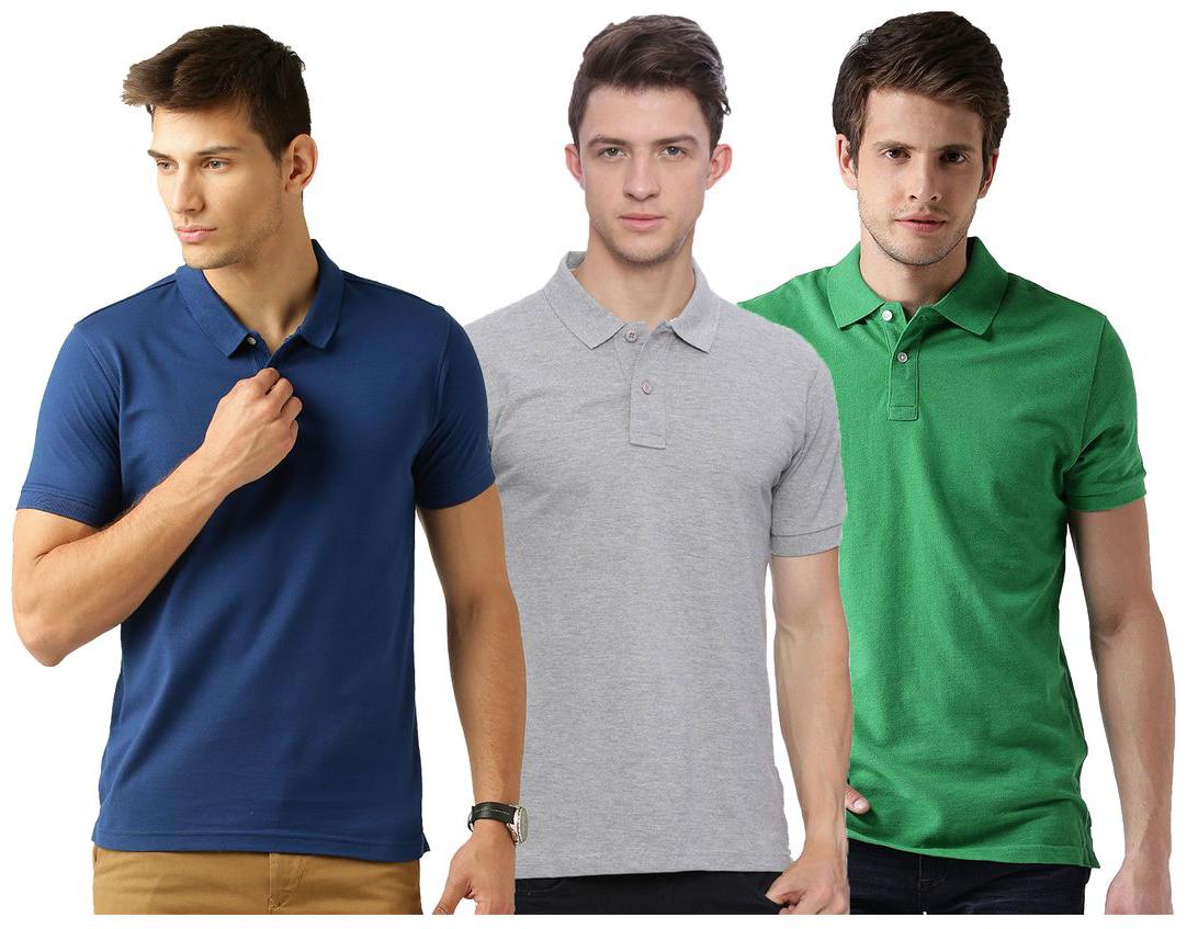 

Concepts Multicolor Cotton Polo Tshirt