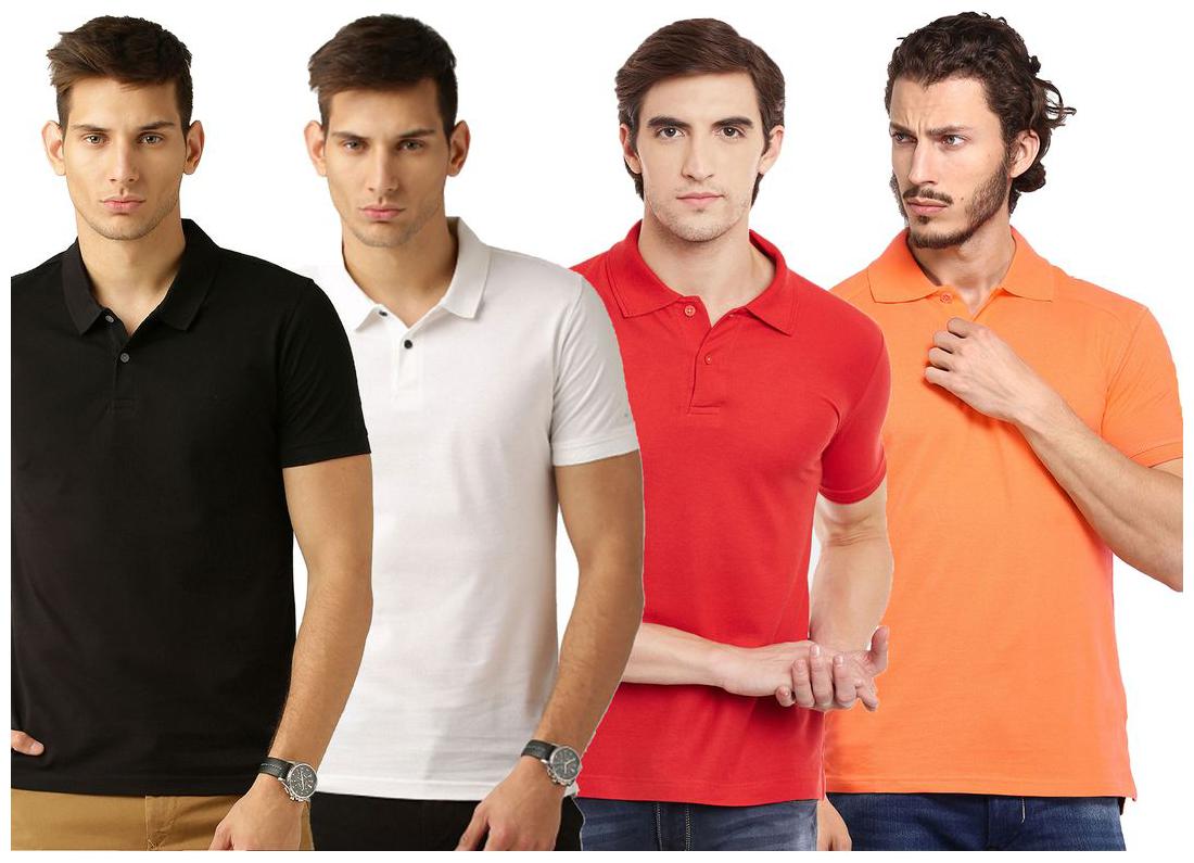 

Concepts Multicolor Cotton Polo Tshirt