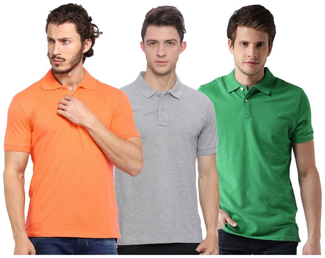 

Concepts Multicolor Cotton Polo Tshirt