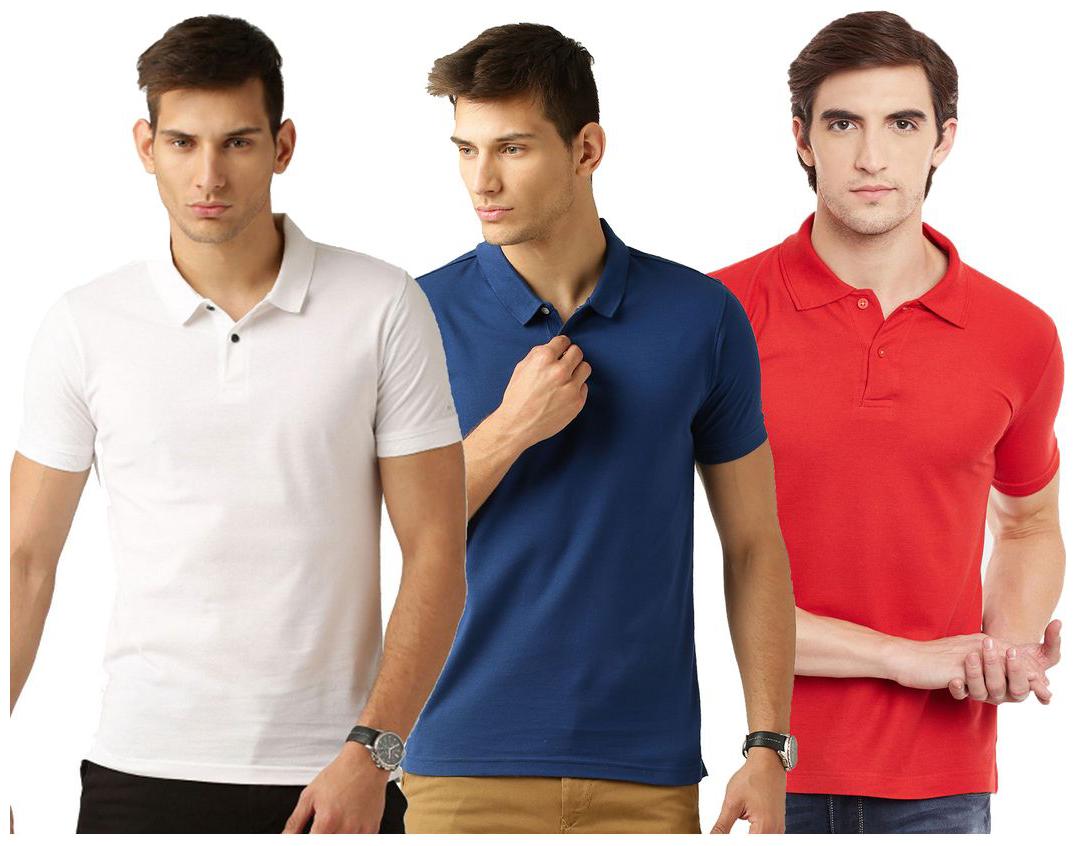 

Concepts Multicolor Cotton Polo Tshirt