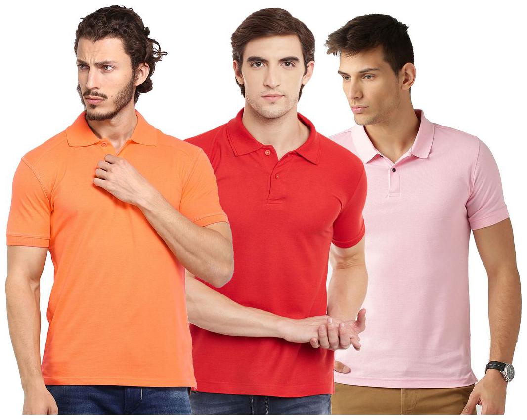 

Concepts Multicolor Cotton Polo Tshirt