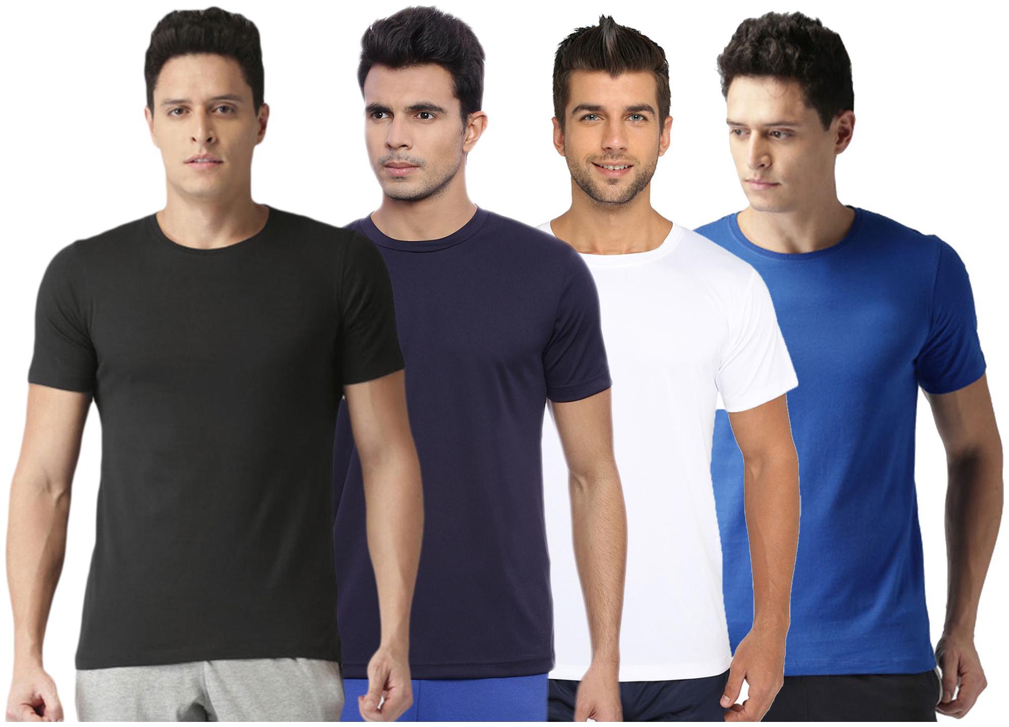 

Concepts Multicolor Pack Of 4 Round Neck DriFit Tshirts