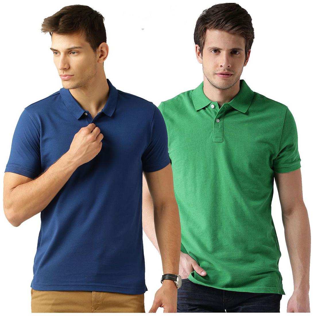 

Concepts Men Multi Slim fit Cotton Blend Polo collar T-Shirt - Pack Of 1