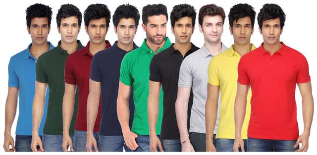 Ketex AND DESIGNS Multi Cotton Blend Pack of 9 T Shirt