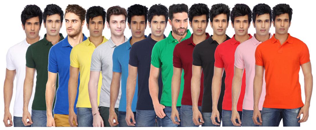 

KETEX Men Multi Regular fit Cotton Blend Polo collar T-Shirt - Pack Of 13