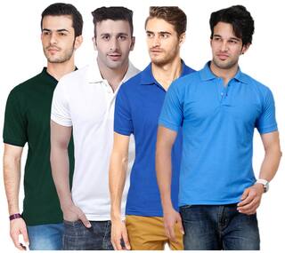Ketex AND DESIGNS Multi Cotton Set of 4 T Shirts