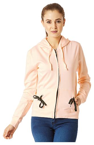 

Miss Chase Women Solid Sweatshirt - Pink