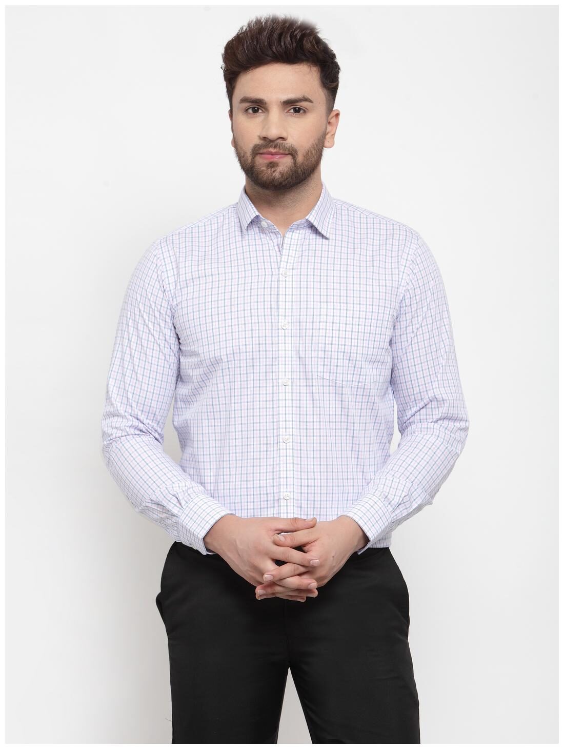 

Copperline Men Slim fit Formal Shirt - Blue